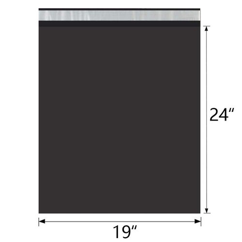 UCGOU Poly Mailers 19x24 Inch Black 50 Pack Extra Large Shipping Bags Strong Thick Mailing Envelopes Self Seal Adhesive Waterproof and Tear Proof Boutique Postal for Clothing Quilt and More