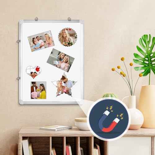 Printable Magnetic Sheets 8.5x11 Inches Matte Magnet Paper Sheet 48 Pcs Non Adhesive Magnetic Paper for Inkjet Printers, Flexible Magnet Photos for DIY Crafts
