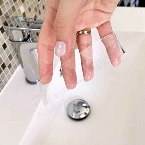 Double Sided Tape Heavy Duty, Extra Large Nano Double Sided Sticky Adhesive Tape, Clear Mounting Tape Picture Hanging Strips, Removable Wall Tape