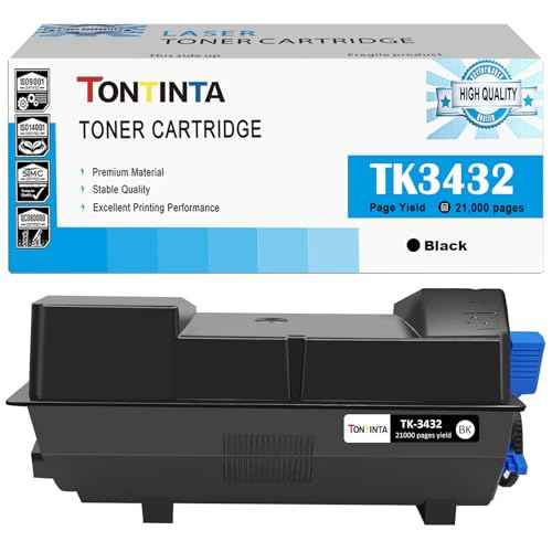 TK-3432 TK3432 Compatible Toner Cartridge 21000 Pages Black for Kyocera ECOSYS MA5500 MA5500IFX PA5500 PA5500X Printer