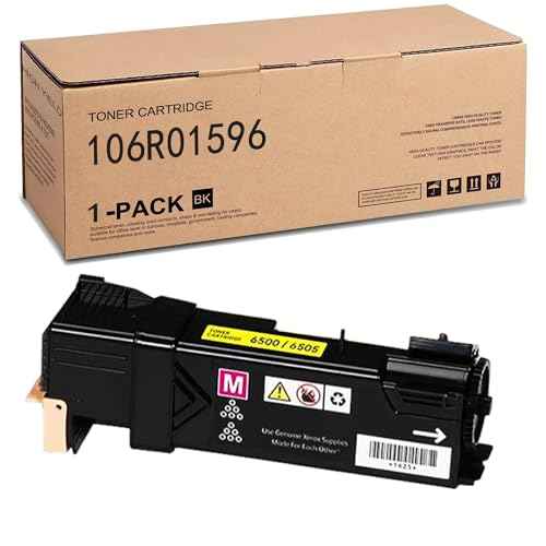 106R01596 High Yield Yellow Toner Cartridge Compatible for Xerox Phaser 6500/ WorkCentre 6505£¬2500 Page - 1 Pack Yellow