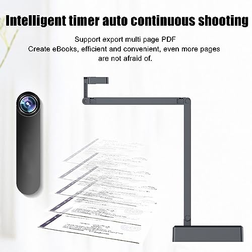 4K USB Document Camera with 16MP Auto Focus for Distance Learning & Web Conferencing