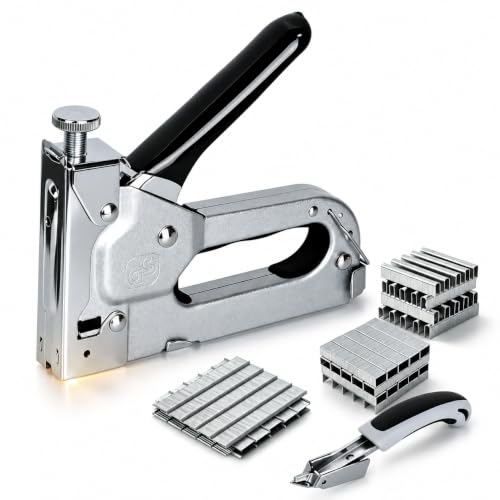 Heavy-Duty 3-in-1 Staple Gun Kit with Remover & 3000 Staples