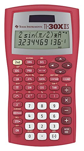 Texas Instruments TI-30XIIS Scientific Calculator Red 1 Pack