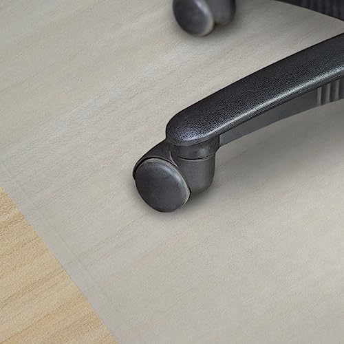 Romig Gripper Office Chair Mat for Hardwood Floor with Lip, Thick 2.2mm, 36 x 48 inch - Clear