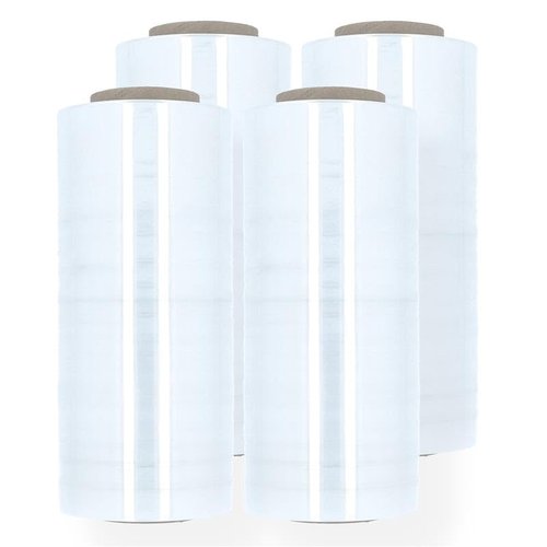 PSBM 4 Rolls 18 Inch x 1500 Feet 80 Gauge Stretch Film/Wrap Heavy Duty, Industrial Strength Clear Shrink Wrap for Shipping, Packaging, Moving, Bundling or Storage