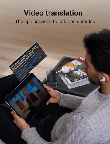 Timekettle Polypal P1 AI Translation Earbuds - Real-Time Language Translator, 43 Languages, Bluetooth, Noise Cancellation