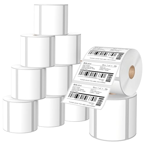 12 Rolls 3" X 2" Barcode Labels, 700/Roll - Direct Thermal Labels Compatible with Zebra & Rollo Printers