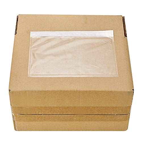 Packing List Envelopes 7.5" X 5.5" Pouches Clear Enclosed Adhesive Bags Pack of 1000
