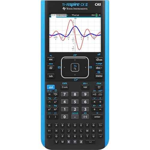 Texas Instruments TI-Nspire CX II CAS Color Graphing Calculator with Student Software (PC/Mac)