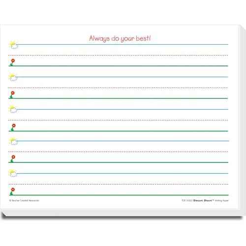 Teacher Created Resources (76503) Smart Start K-1 Writing Paper: 360 sheets, White