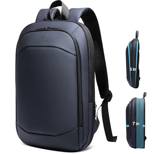 Slim Laptop Backpack for Men,Waterproof Expandable High Tech Business Work Backpack for Men and Women,15.6 Inch Lightweght Anti-theft Travel Backpack Durable College Casual Daypack Computer Laptop Bag