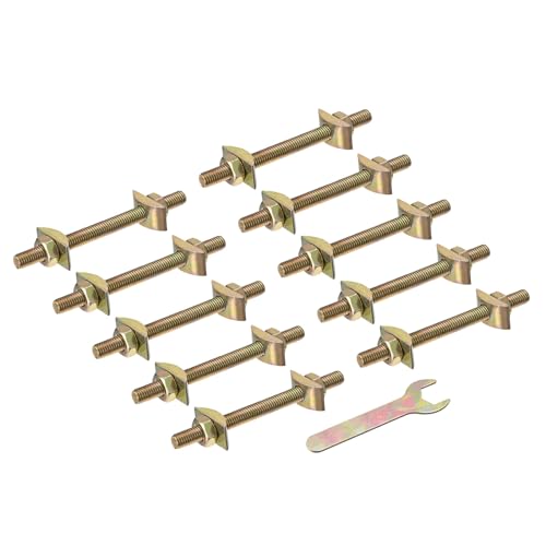 uxcell 10Pcs 5/16 x 3-1/2 in Desk Countertop Furniture Connector Fasteners