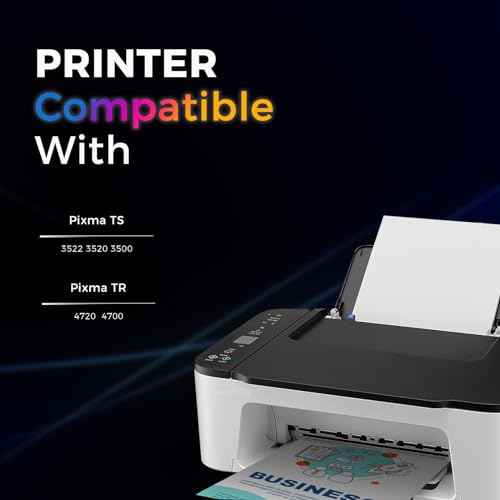Printer Ink 275 276 XL Replacement for Canon 275 and 276 Ink Cartridges XL PG-275XL CL-276XL for Canon PIXMA TS3522 TS3520 TR4720 TR4700 (1+1, 2 Pack)