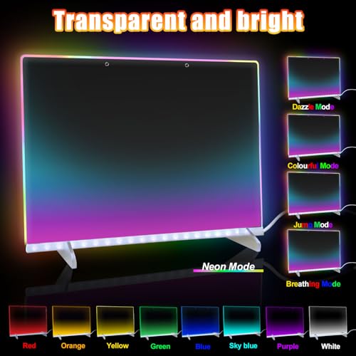 Signsxcel Off White LED Note Board with Colors & Stand - 14x10 Inches, 6 Modes & 8 Colors for Kids & Gifts