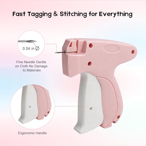 Stitch Gun for Clothes - Pink Handheld Quick Clothing Fixer by Xamanabu