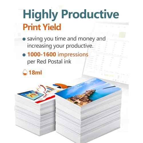 High Capacity SL-870-1 XXL Red Ink Cartridge High Yield Combo Pack (16 ML) Compatible SL8701 Ink Cartridges Replacement for Pitney Bowes New SendPro Mailstation Postage Machines