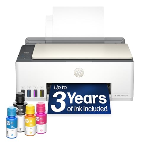 HP Smart Tank 5003 All-in-One Ink Tank Printer with 3 Years Ink Included