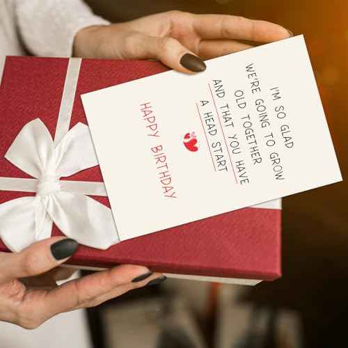 Romantic Birthday Cards for Boyfriend Girlfriend, Birthday Cards for Him Her,Funny Birthday Card for Husband Wife, Birthday Gifts for Women Men