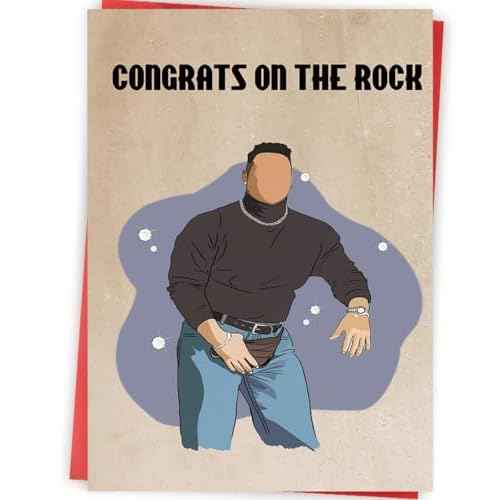 Unique Engagement Cards Gifts for Couples Women Men, Congratulations Wedding Card for Friends