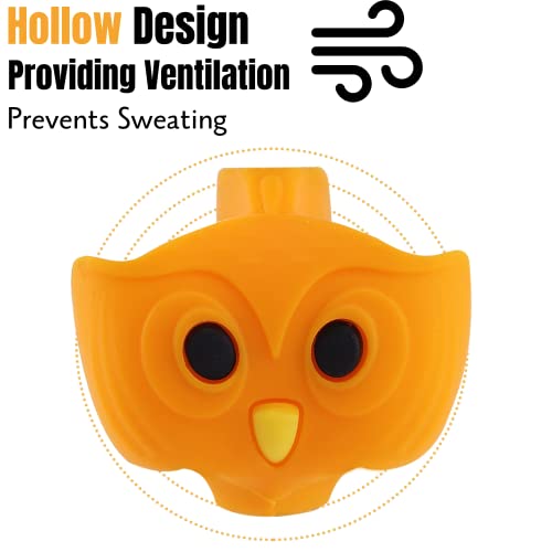 Vibrant Mr. Pen Owl Pencil Grips - 6 Silicone Gel Fits Pencils & Pens