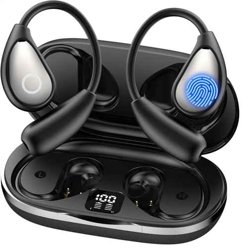 AI Translation Earbuds Real Time, 144 Language Translator Earbuds OWS 3-in-1 Translation Headphones, Translation Device for Travel Business Learning Compatible with iOS and Android£¨Black£©