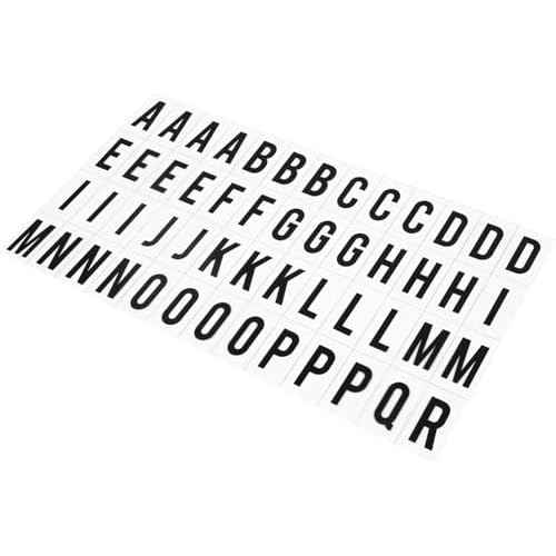 A Set 104Pcs Black Cinematic Lightbox Replacement Letters & Numbers Signs for A4 Light Up Letter Box Sign Message Board, Presentation Boards 65.4x35mm, for Home or Events(Light Box is NOT Included)