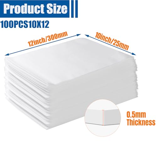 Cushion Foam Wrap Pouches for Moving(100 Pack 10"x12'')