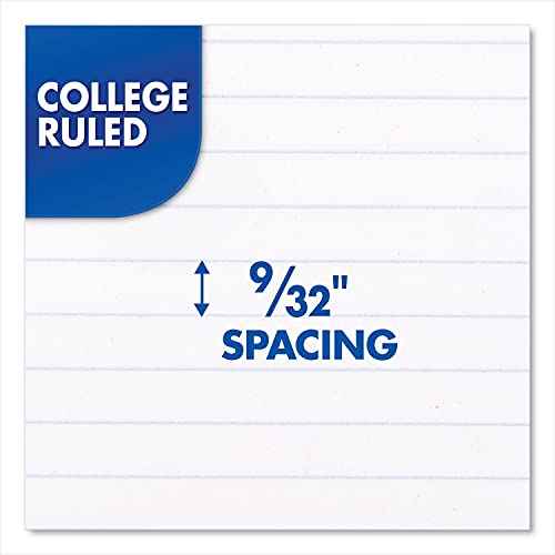 Mead Spiral Notebook, 6 Pack, 1 Subject, College Ruled Paper, 7-1/2" x 10-1/2", 70 Sheets per Notebook, Colors Will Vary (830062-ECM25)