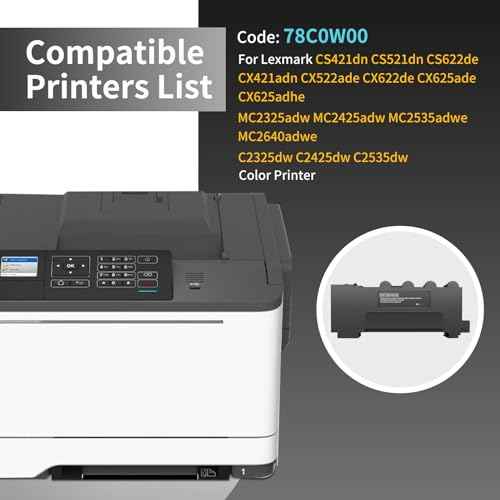 C310 C315 Waste Toner Bottle 008R13325 for Xerox C310DNI C315DNI VersaLink C410 C415,Compatible 78C0W00 Waste Toner Box for Lexmark MC2325adw MC2425adw MC2535adwe MC2640adwe C2325dw C2535dw Printer