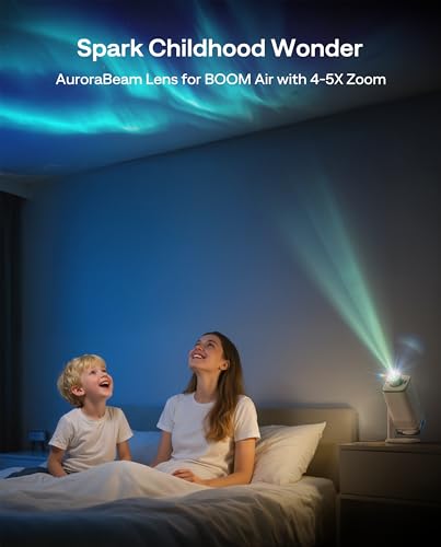 Aurzen AuroraBeam Star Lens for Boom Air D1R D1 D Projectors - Immersive Ambient Lighting