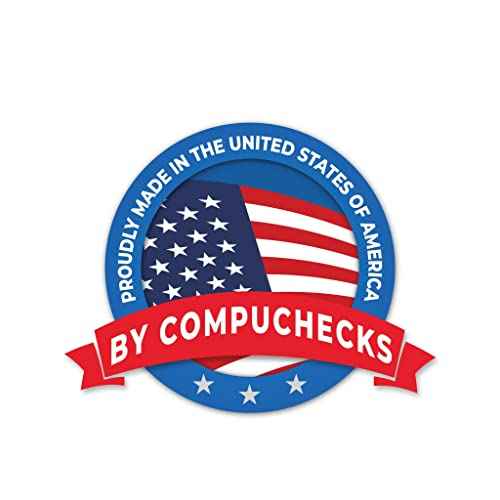 500 Blank Check Stock - Check on Top Art Deco- Paper Weight # 70"High Security" Check Paper Dark Blue Art Deco