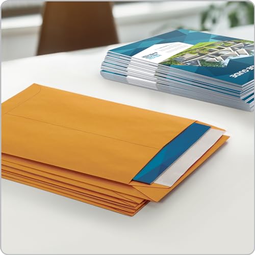 Columbian Small 6x9 Catalog Envelopes Self Seal Brown Kraft Pack of 30