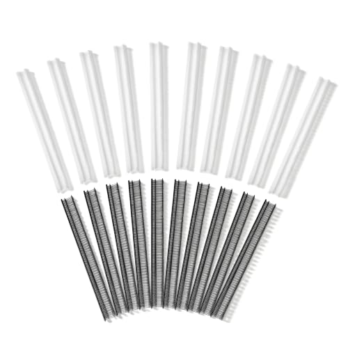 0.18 Inch Stitch Gun Refills 2000 PCS - LATILIPS (1000 Black, 1000 White) for Mini/Micro Stitching