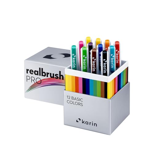 Karin Realbrush PRO Basic Colors - a set of 12 brushes in an exclusive and protective case.