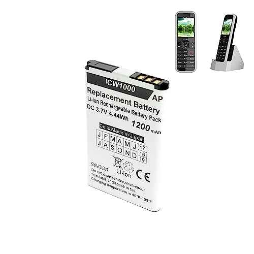 Artisan Power Replacement Battery for UniData ICW-1000G and WPU-7800 Phones | 1200 mAh | Lithium Ion Rechargeable | Replaces OEM Number ICW-1000B and KAL523450AR
