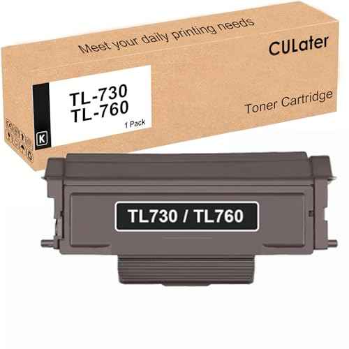 TL-760 TL-730 Compatible Toner Cartridge TL760 TL730 Black Toner Replacement for Pantum L2350DW L2710DW Series Printer (1 Pack, 3000 Pages)