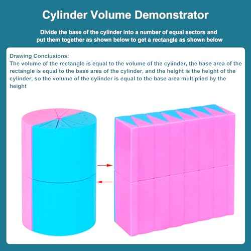 3D Geometric Solids Geometric Shapes 8 Solids Shapes and 1 Cylinder Cone Volume Surface Area Demonstrator Set Teacher Aids Math Helper School Supplies
