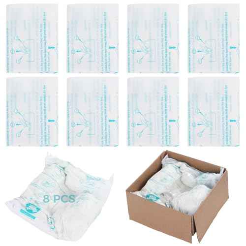 Foam Bags For Shipping 8 PCS 20¡¿24 Inch, Handy Temperature-Activated Expanding Pouches, Instant Pack Quick Packaging - Protective Parcel Solution