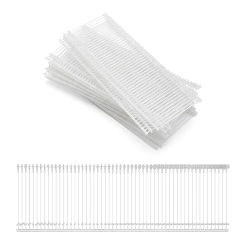 1 Inch Tag Gun Fasteners, 5000 pcs - Lakkeoi, Jam-Free Plastic Tag Attachments