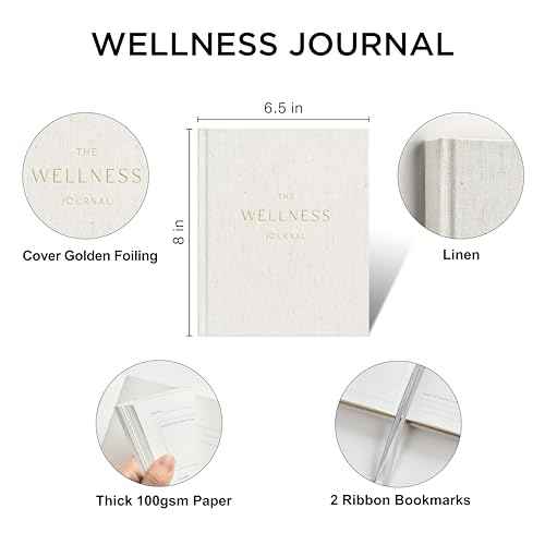 And Per Se Wellness Journal, 91 Days Self Care Journal For Women & Men, Undated Daily Wellness Diary to Practice Positive Thinking, Mindfulness & Reflection(Beige)