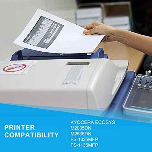 TK1142 TK-1142 1T02ML0US0 (2 Pack, Black) Toner Cartridge Compatible with ECOSYS M2035dn M2535dn FS-1035MFP FS-1135MFP Printer