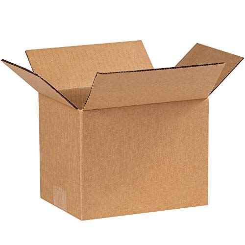 Aviditi Shipping Boxes Small 8"L x 6"W x 6"H, 25-Pack | Corrugated Cardboard Box for Packing, Moving and Storage