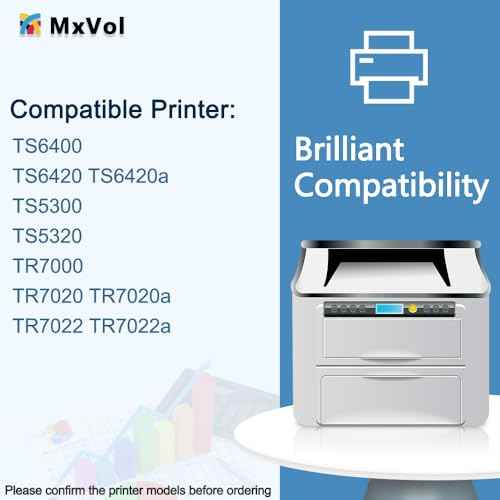 260XL 261XL Replacement for Canon Ink 260 and 261 Ink Cartridges PG-260 XL CL-261 XL for Canon Pixma TS6420a TS6420 TS6400 TR7020a TR7020 TR7000 TS5300 TS5320 Printer Ink Cartridge (1 Black,1 Color)