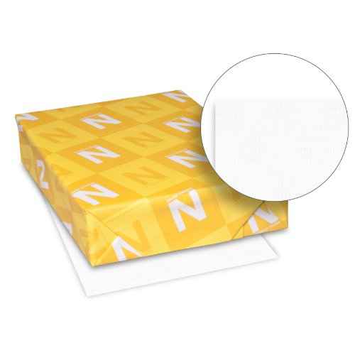 Neenah Paper Classic Linen Stationery, 97 Bright, 24 lb Bond Weight, 8.5 x 11, Solar White, 500/Ream