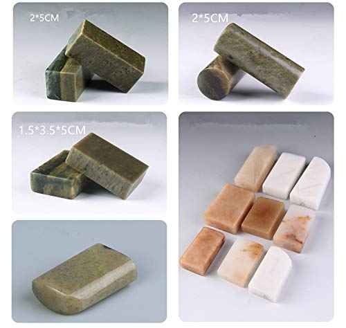 27 pcs/Set Stone Seal Set Chinese Name Stamp Stone Seal Letter Sealing Blank Stamp for Painting Calligraphy Art Supply