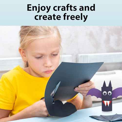 OcePor 100 Sheets Black Cardstock 8.5¡± x 11¡±, 92lb/250gsm Black Card Stock, Thick Card Stock Paper, Heavy Cardstock Paper for Printer, Resume, Scrapbooks, Art, Crafts, Business Cards