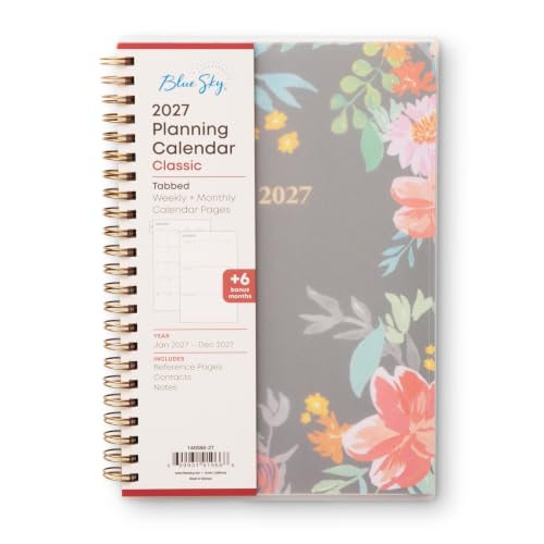 Blue Sky 2027 Weekly & Monthly Planner Calendar - Sophie 5x8 inch