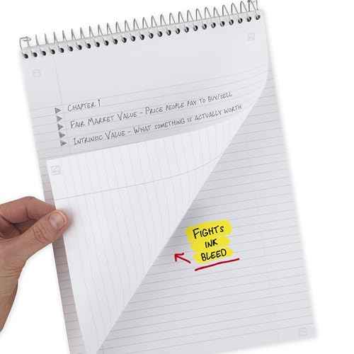 Five Star Top Spiral Notebook + Study App, 1 Subject, College Ruled Notepad, 8-1/2" x 11", 100 Sheets, Fights Ink Bleed, Water Resistant Cover, Seaglass Green (820058C-ECM)