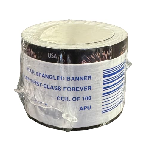 Forever Star Spangled Banner Postage Stamps Freedom for USPS First Class Letter (1 Rolls)